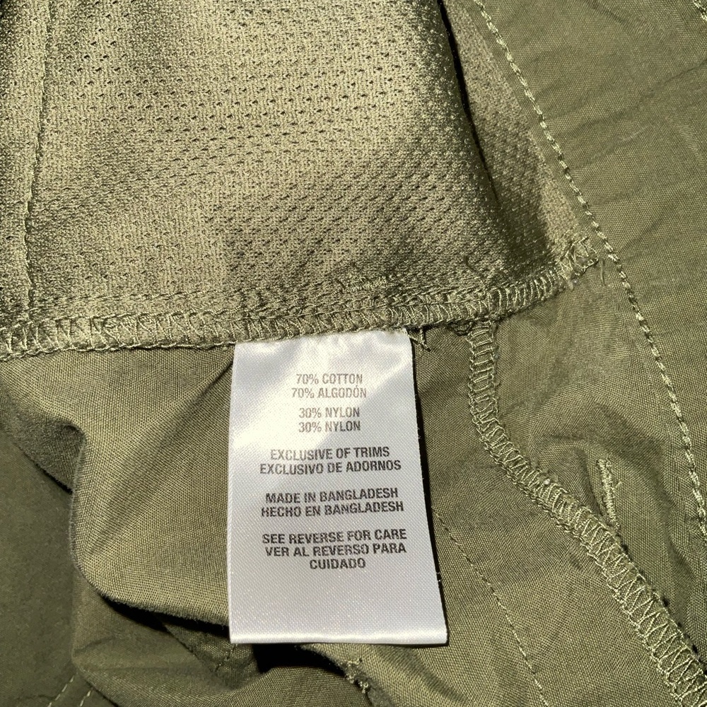 Woolrich Capri Hiking Pants Size 8 Olive Green - Picture 5 of 6